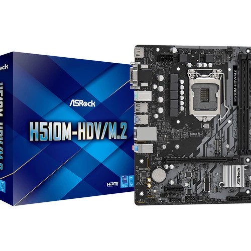 ASRock H510M-HDV/M.2 (LGA1200, H510, DDR4, USB3.2, SATA3)