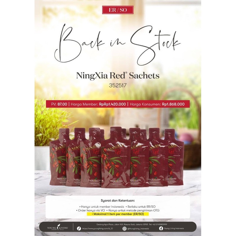 

Ningxia red youngliving sachet