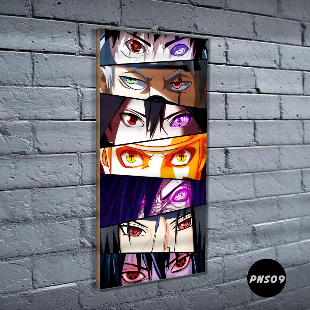 Poster Kayu Naruto / Dekorasi Rumah /Poster murah/ Anime / desain / 2021 / gambar / PNS-PNS09
