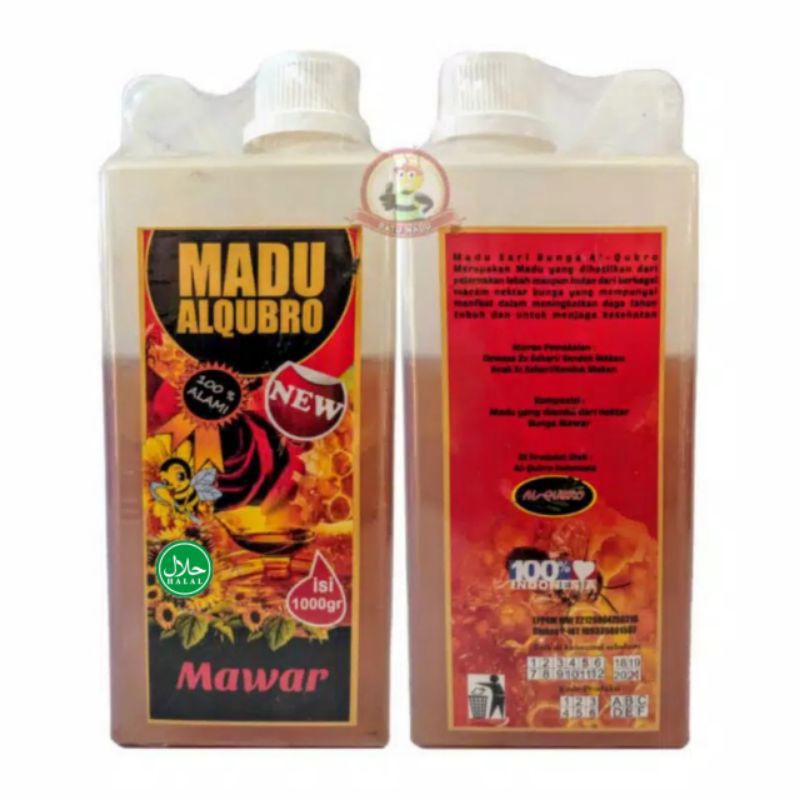 

Madu Nektar Mawar - Madu Murni Al Qubro 1Kg