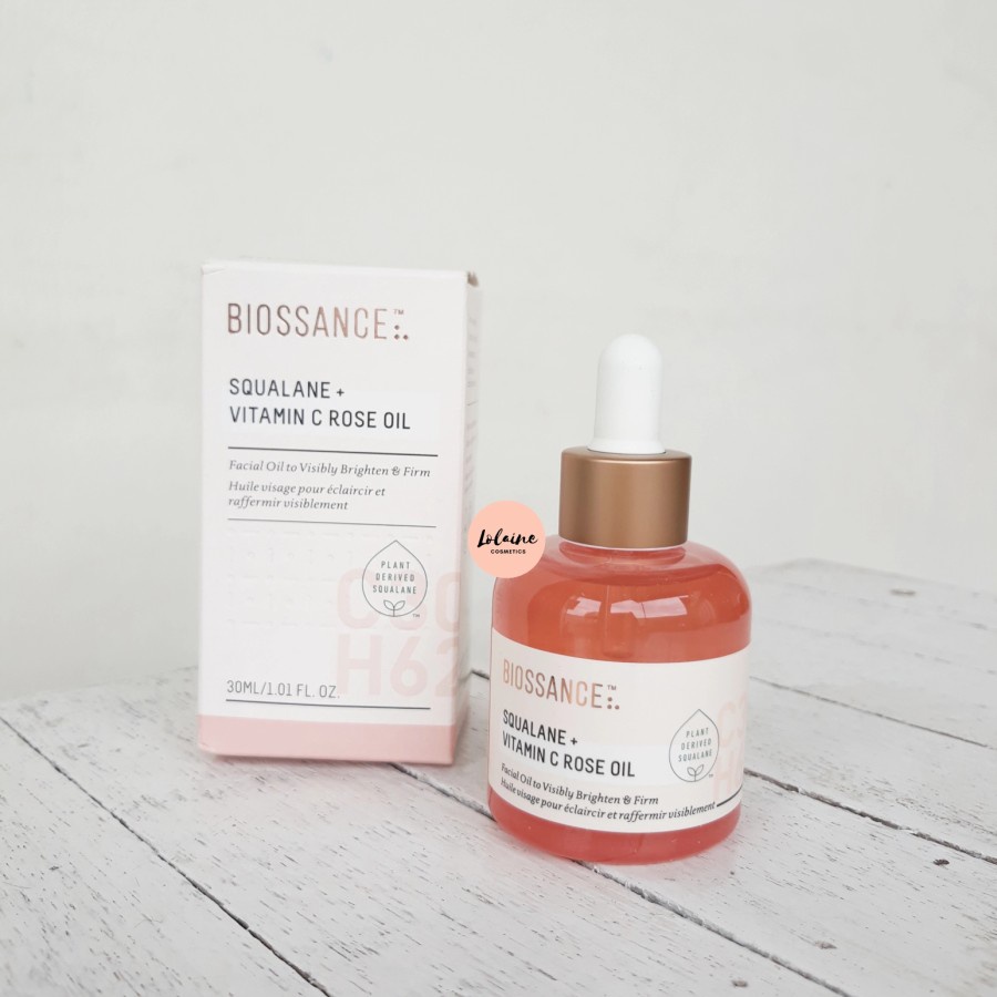 Biossance Squalane Vitamin C Rose Face Oil 4.5ml / 12ml / 30ml