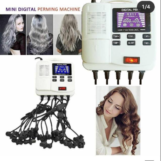 Alat Kriting Rambut Digital Perm/Mesin Pengeritingan Rambut Portable
