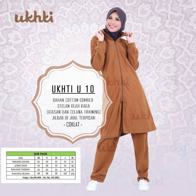 Ukhti setelan olahraga U10