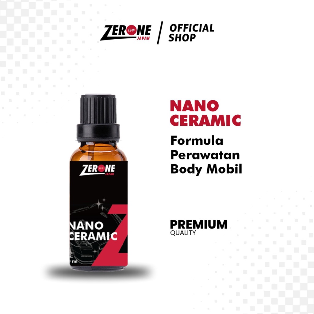 Jual Zerone Nano Ceramic Coating Pengkilap Body Mobil Motor Efek Daun