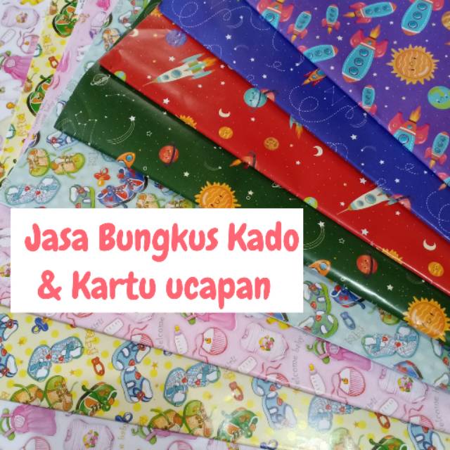 Jasa bungkus kado dan tulis ucapan