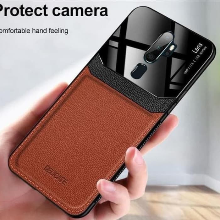 OPPO RENO 2F / RENO 2F Hard Case Leather Delicate Genuine Original Hard Soft Cover