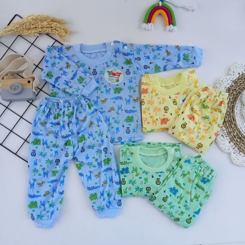 Baju bayi 0-6 bulan / kaos oblong bayi panjang pendek