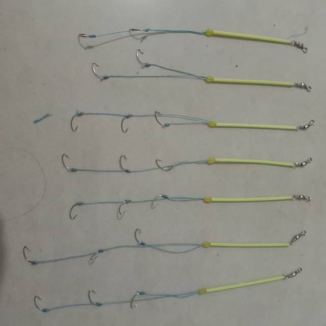 Rangkaian pancing lumut bagongan