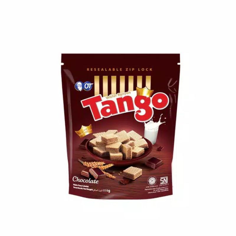 

Tango Wafer Pouch Rasa Cokelat 115gr