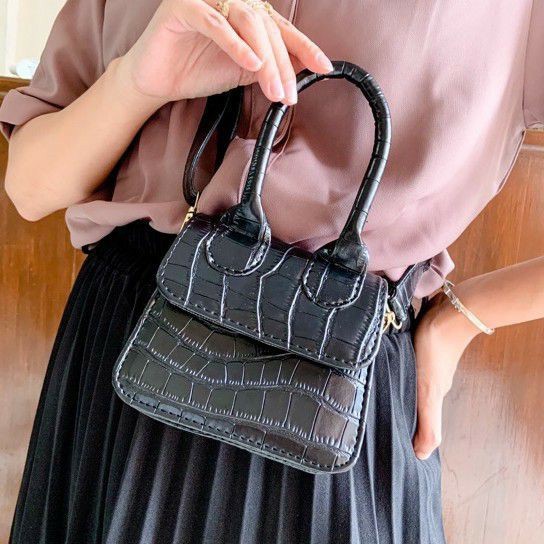 Tas Croco AMANDA | Tas Selempang Wanita | Sling Bag Croco Mini