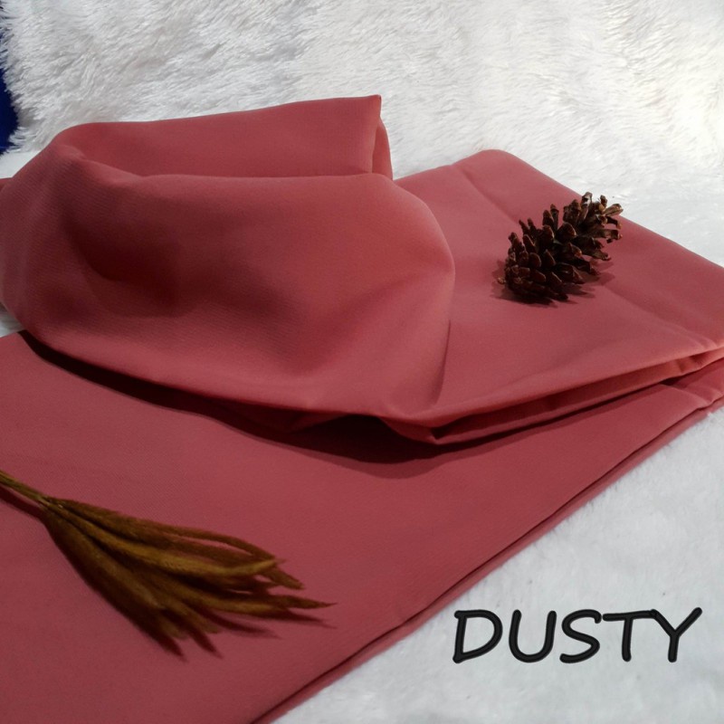 Khimar Jumbo XXXL Hijab Instan Syari Wolfis Grade A-Dusty pink