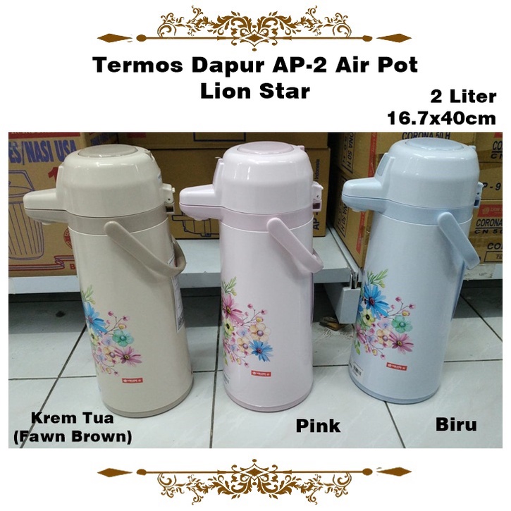 Termos Dapur AP-2 Air Pot  Lion Star 2 Liter