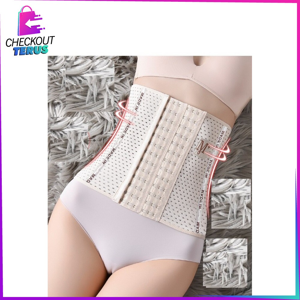 CT P109 Korset Pengecil Perut Pasca Melahirkan Korset Pelangsing Perut Buncit Wanita Pengecil Perut Stagen Corset Top Body Slimming Pant Korset Pelangsing Perut