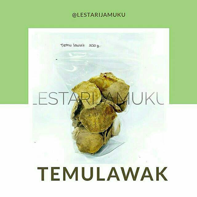 

Temulawak kering simplisia