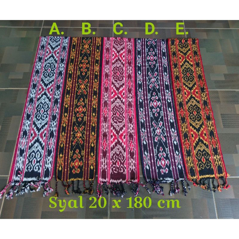 Syal TENUN ethnic, 20x180 cm special 6.6