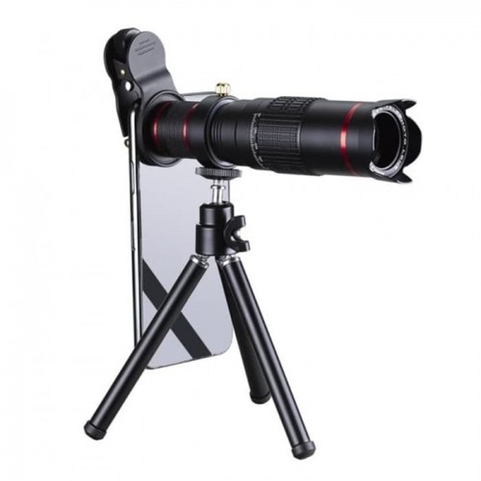 {SuheStore} Lensa HP Telescope Telephoto Lens 22X Zoom Monocular Mobile Phone Murah