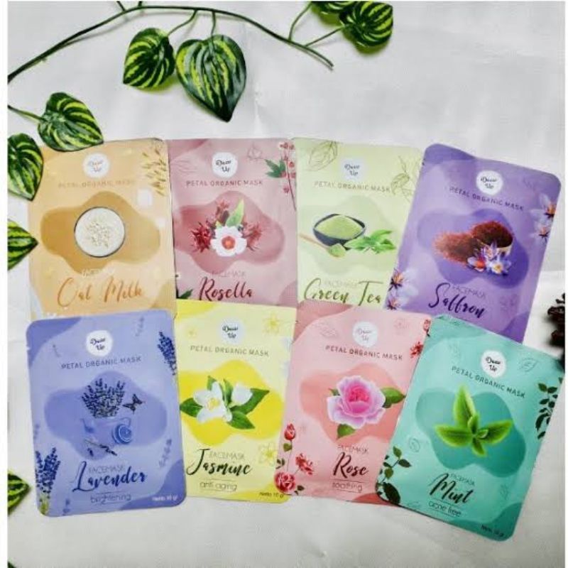 MASKER ORGANIK Dear up PETAL organic mask 10gr