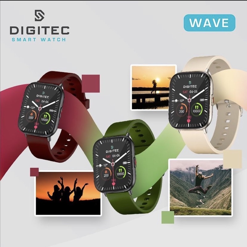 [BARU] Digitec WAVE Smartwatch Olahraga Kalori