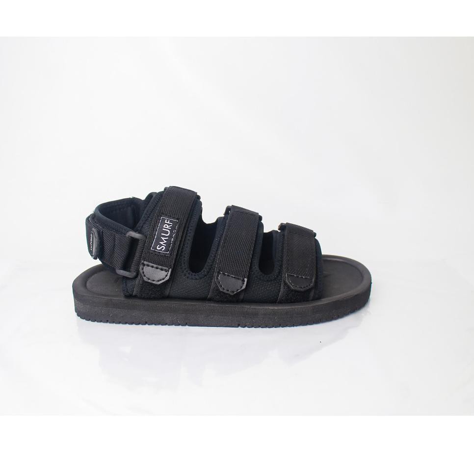 SANDAL PRIA [BISA COD] SMURF FOOTWEAR.sandal tvf / sandal travelling. CABBIE-BLACK (KODE 6165)