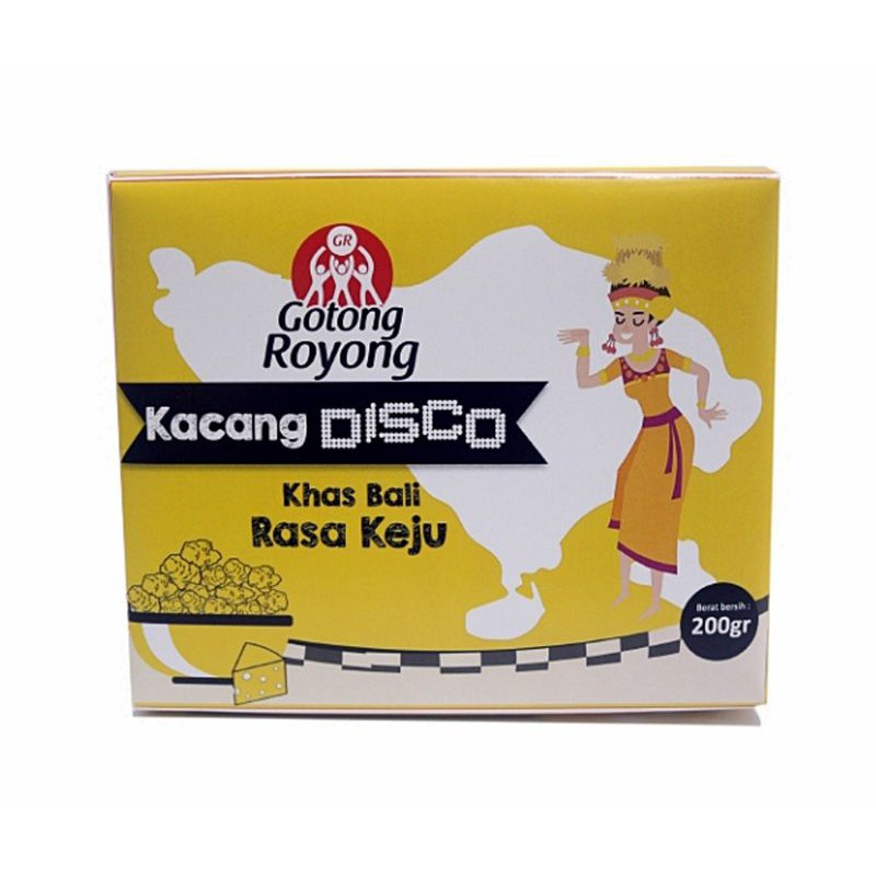 

Kacang Disco Rasa Keju (200 gram)