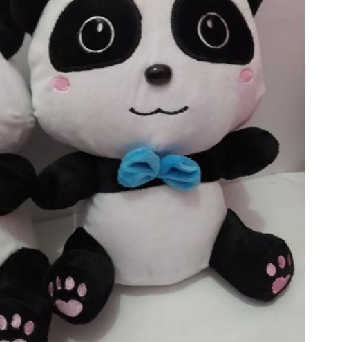 ™ Baby Bus Panda, Baby Bus PAnda, Boneka Baby Bus Panda duduk, Ukuran L ♦