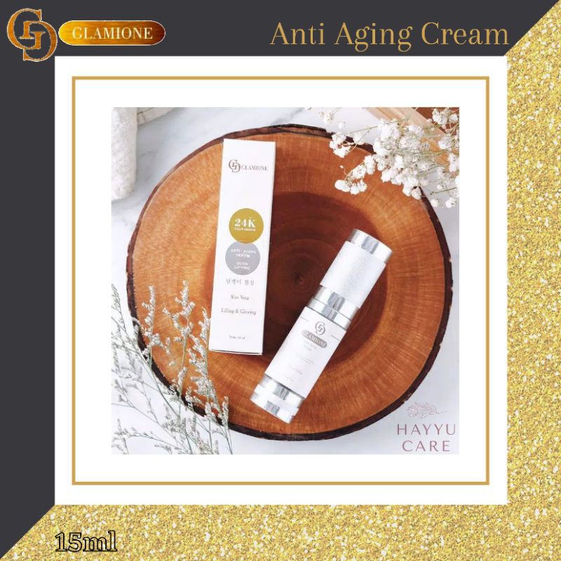 Glamione Brightening Anti Aging Serum Pemutih Wajah Ampuh Whitening Penghilang Keriput Permanen BPOM