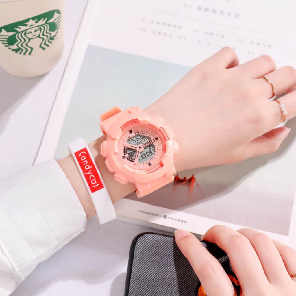 Watchyou Jam Tangan Wanita / Pria  Pasangan GD Little Daisy Jelly /  Luminous Tahan Air Watches