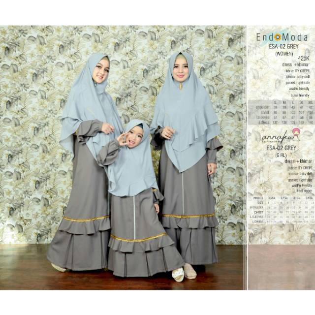 GAMIS ENDOMODA ESA 02 / GAMIS ENDOMODA DEWASA