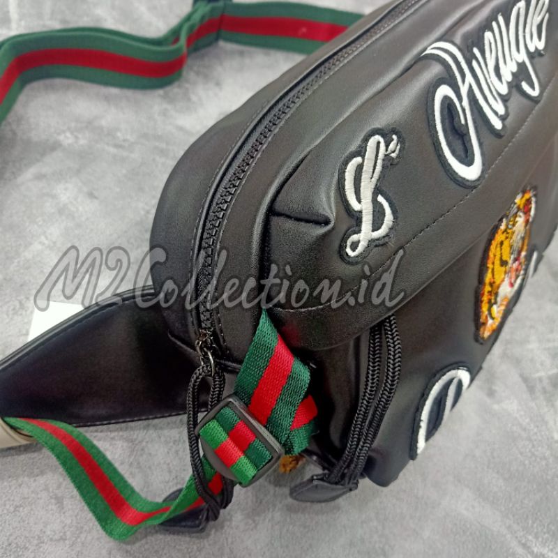 Waistbag G*cci Tiger Embroidery Leather Bordir Belt Bag Super Premium Quality