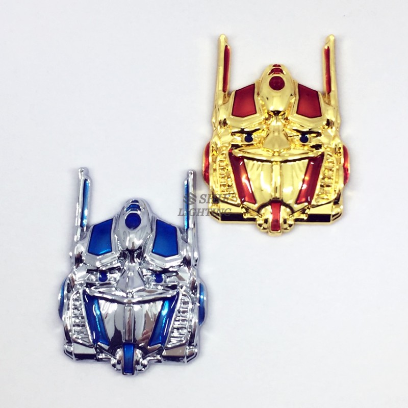 1pc Emblem Transformer 3D Bahan Metal Untuk Mobil / Truk