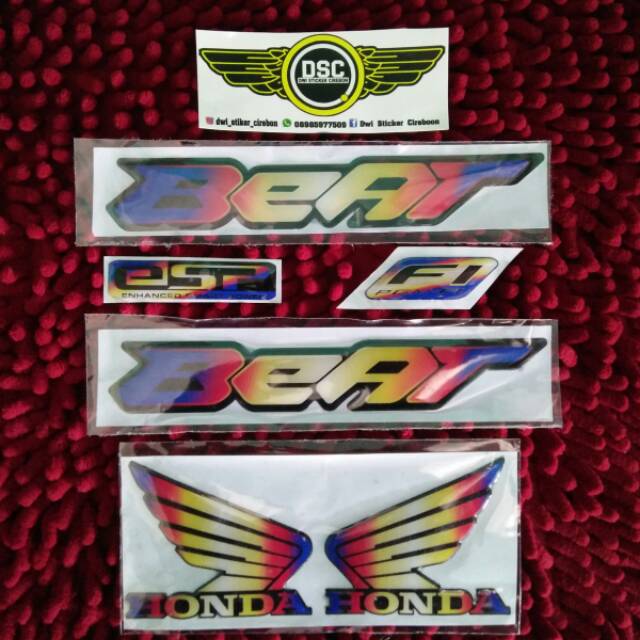 Emblem beat sayap twotone dengan fi dan esp