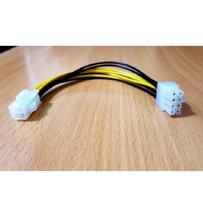 KABEL ATX 4 PIN FEMALE TO 8 PIN MALE POWER MOBO