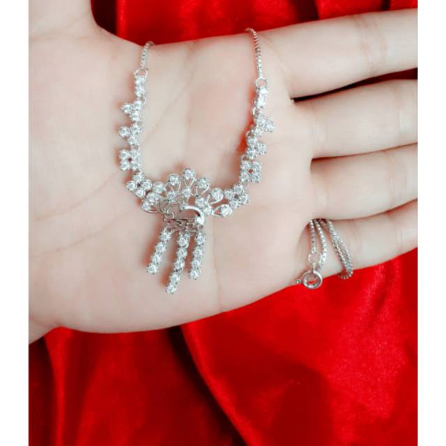 Tura Mahkota Replika Berlian - Kalung Tura Mahkota - Tura Berlian Imitasi