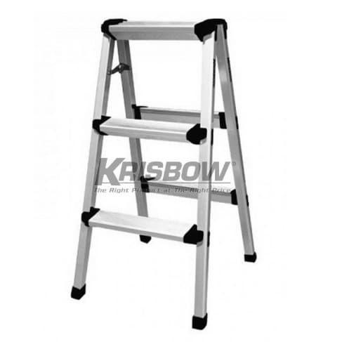 Tangga Lipat Tangga Lipat Aluminium Krisbow 3 Step 0.8M Aluminum Kw0101837