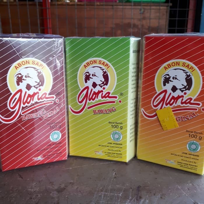 

ABON- ABON SAPI GLORIA KOTAK 100G - BAWANG PEDAS -MAKANAN-KERING.