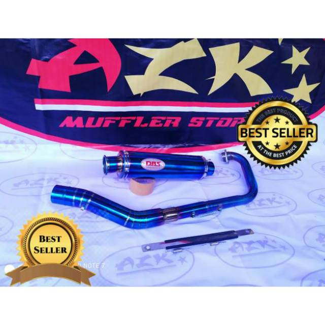 Knalpot Racing DBS Bluemoon Vixion-r15-byson-cbr-cb-sonik-gsx-satria fu