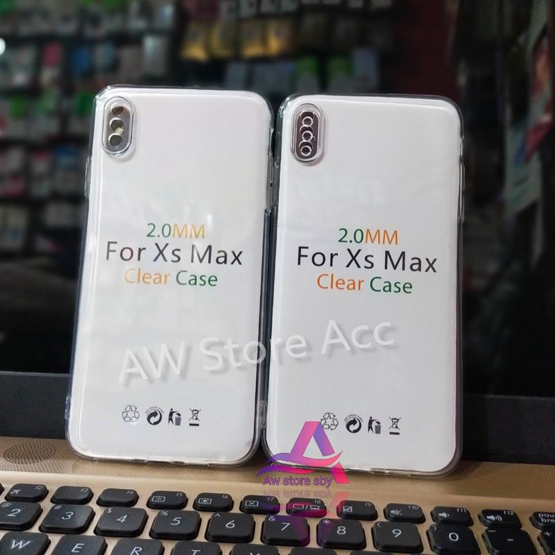 HD CLEAR CASE IPHONE X/XS/XS MAX/XR/11 PRO/11 PRO MAX/TEBAL TRANSPARANT 2.0mm