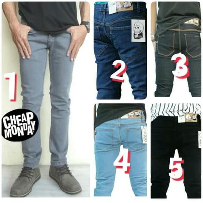 

Cltim890- Terlaris Celana Jeans Cheap Monday Pensil / Skinny - Tulis D Catatan, 27 843S