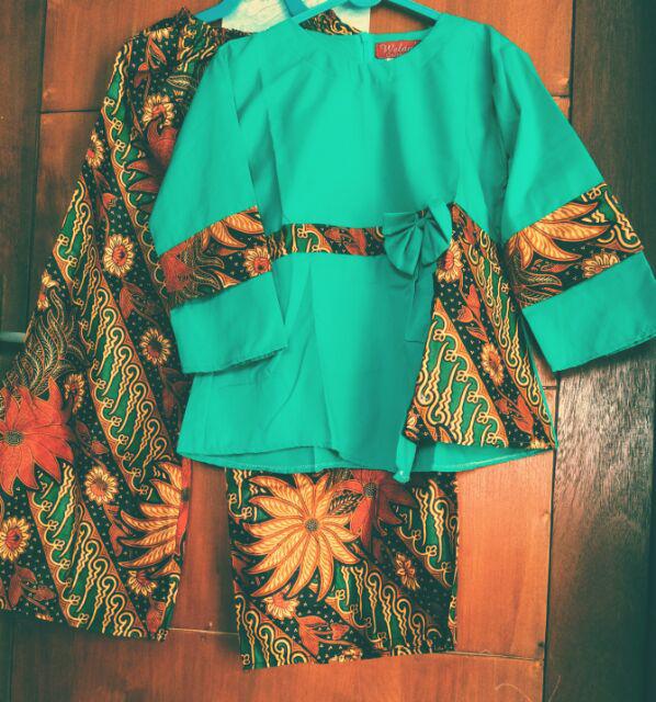 Welans Batik - Kebaya Anak - Audry Set - Lp011 Kulot