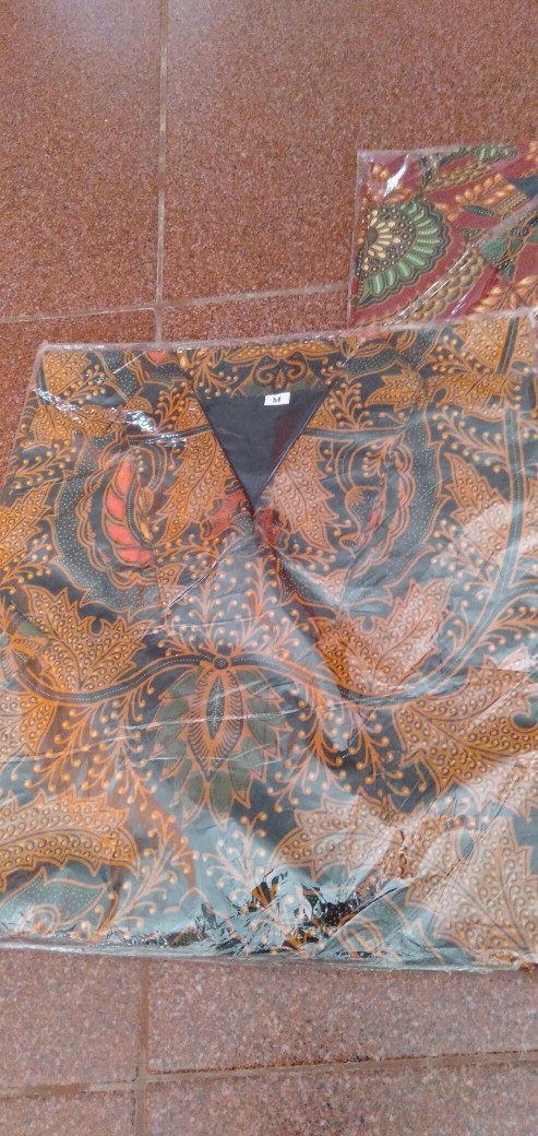 Gilang Kemeja Batik Pria Lengan Pendek Full Furing Bahan Katun Sragenan By Kanaya