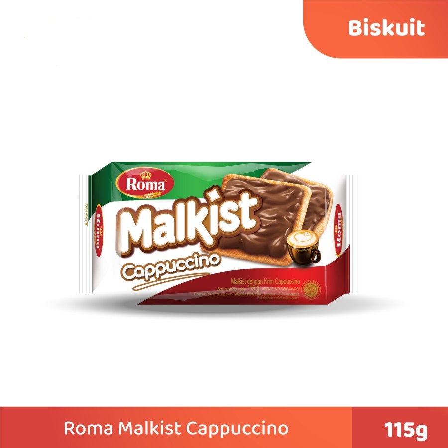 BISKUIT ROMA MALKIST CAPPUCCINO 115 GR