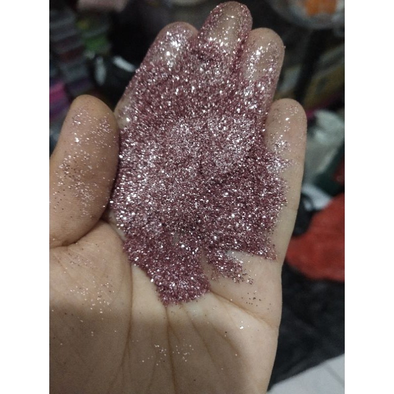 SERBUK GLITTER 500 GR sd 1 KG / GLITTER BIASA HALUS