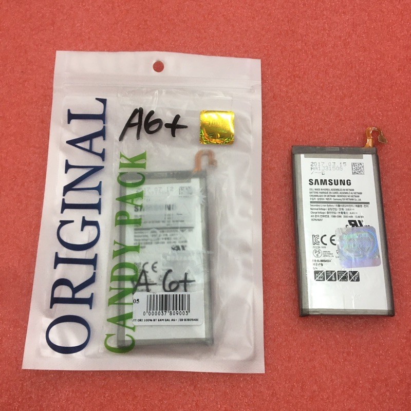 BATTERY GALAXY A6 PLUS A605G / BATERAI SAMSUNG A6+ PLUS / BATRE SAMSUNG GALAXY A6 PLUS ORI