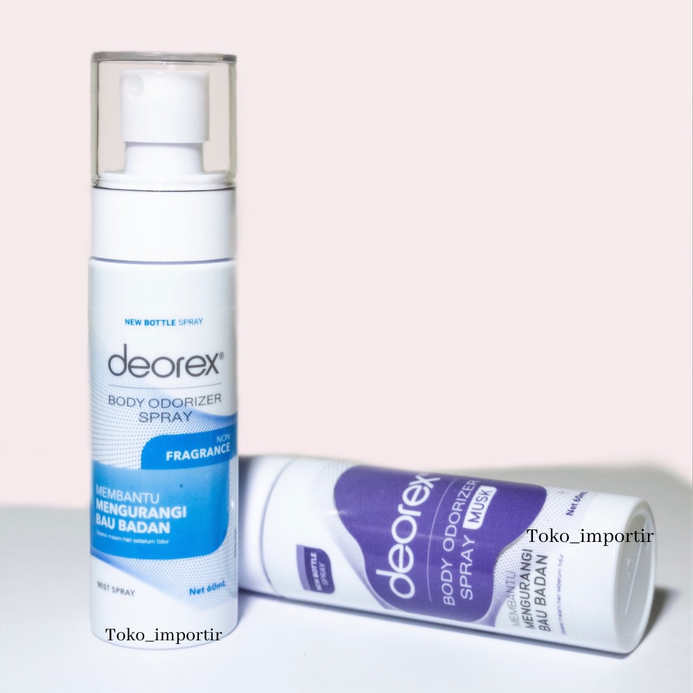 DEOREX BODY ODORIZER 60ML SPRAY / Bau badan / Deodorant / Bau Ketiak / NEW 2022