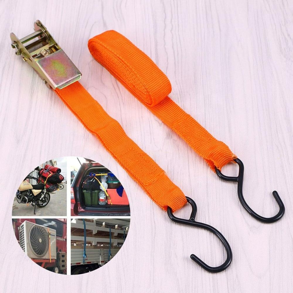 Tali Pengikat Barang Motor 1&quot; 4M Cargo Lashing Belt Rachet Tie Down