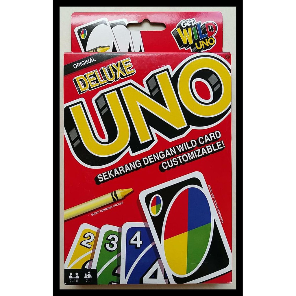 MATTEL, Deluxe UNO Card Original (Get Wild 4 UNO) LIMITED EDITION