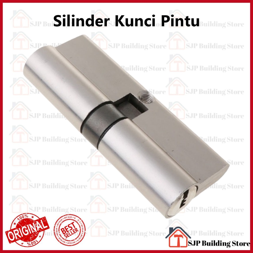 Silinder kunci besar anak kunci besar Cylinder l Silinder l Anak Lubang Kunci Pintu Kecil Jantung Kuningan