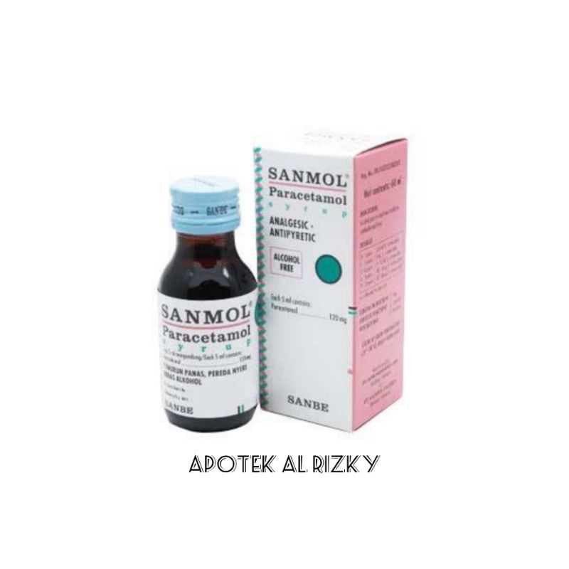 Sanmol Syrup 60ml (penurun demam anak)