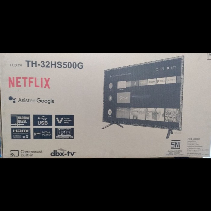 Android TV Panasonic TH32HS500G / Smart TV Panasonic TH 32HS500G