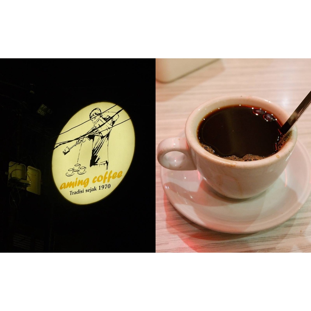 Kopi AMING AMING COFFEE 200 gram asli khuntien KOPI ROBUSTA PONTIANAK